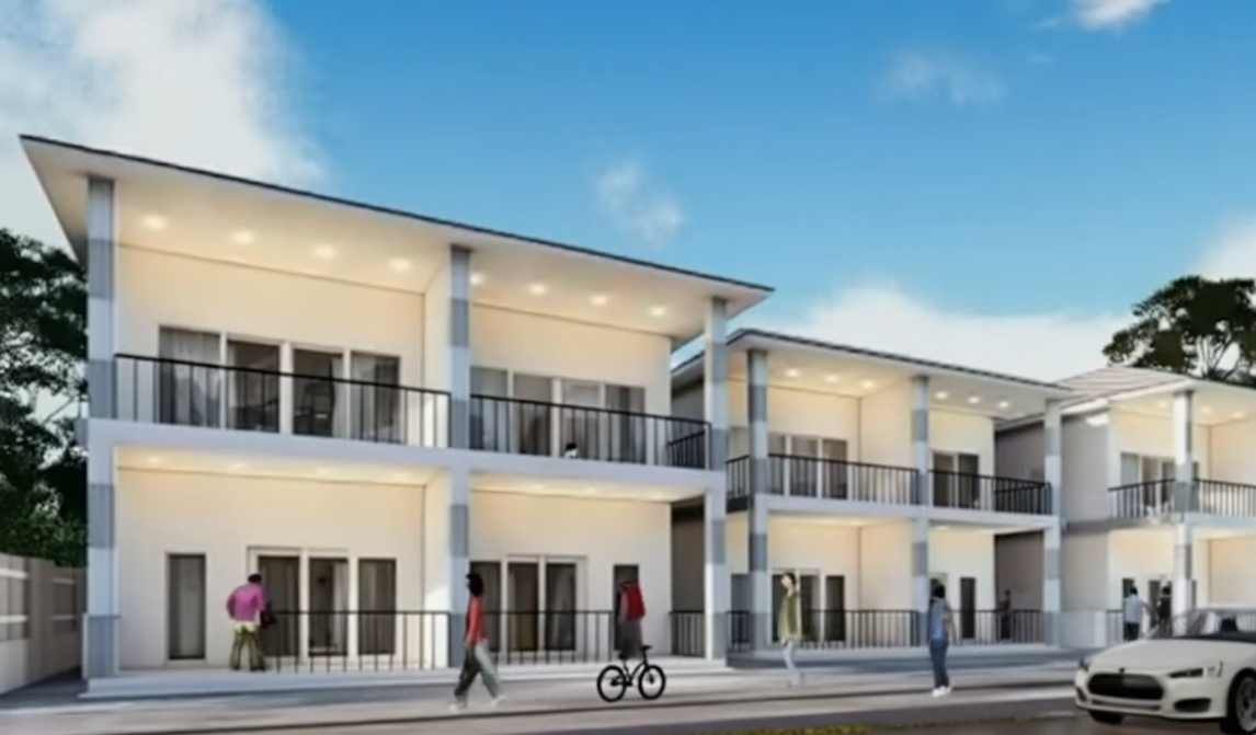 Duo blok woningen