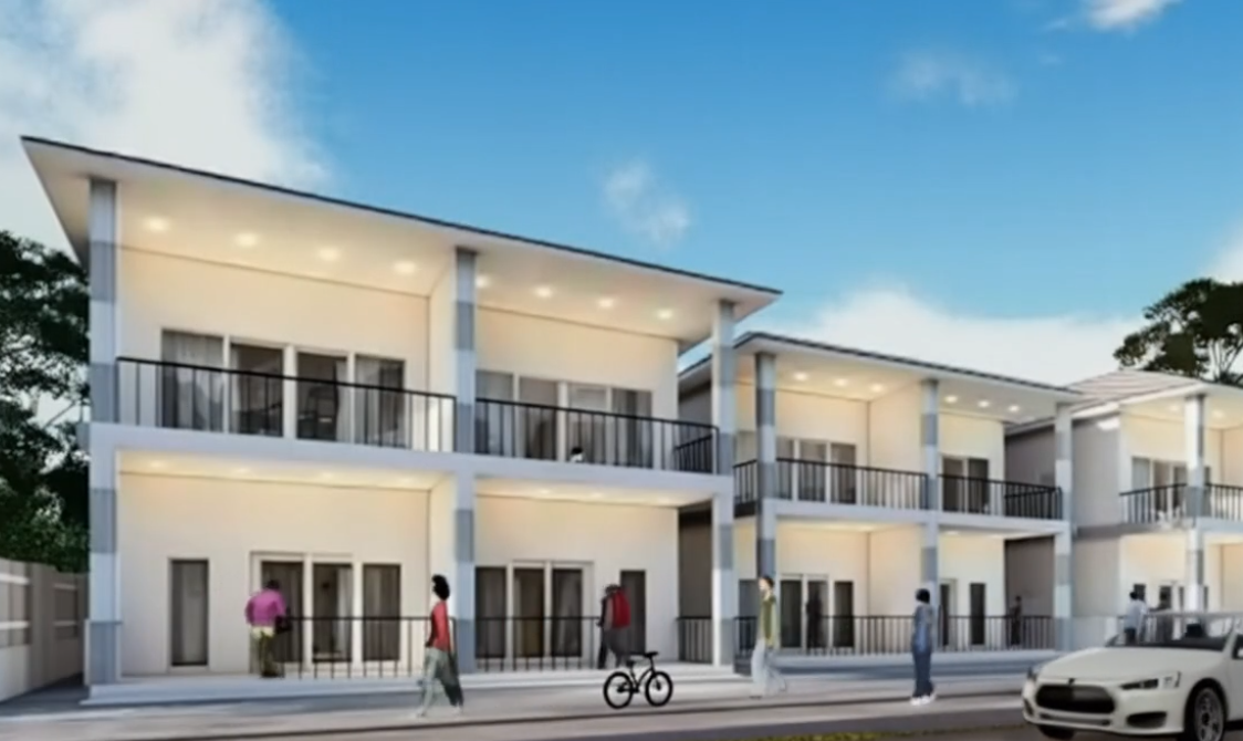 Duo blok woningen