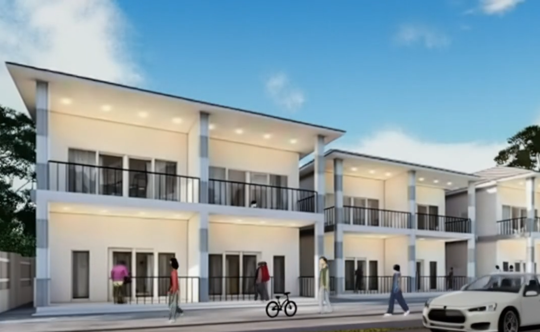Duo blok woningen