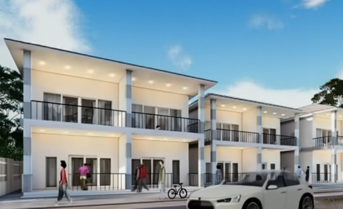 Duo blok woningen