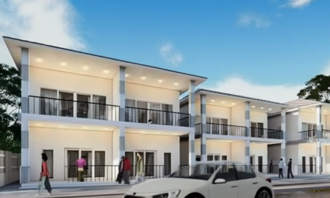 Duo blok woningen