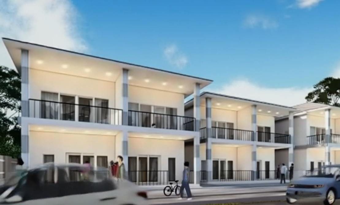 Duo blok woningen