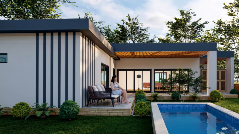 135m2 pensionering zwembad Villa Hua Hin